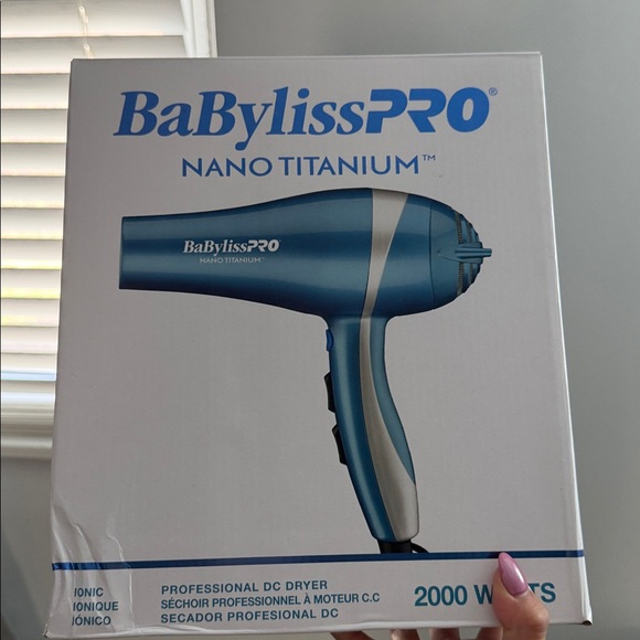 BaBylissPRO Nano Titanium Hair Dryer - Blue - Picture 2 of 2